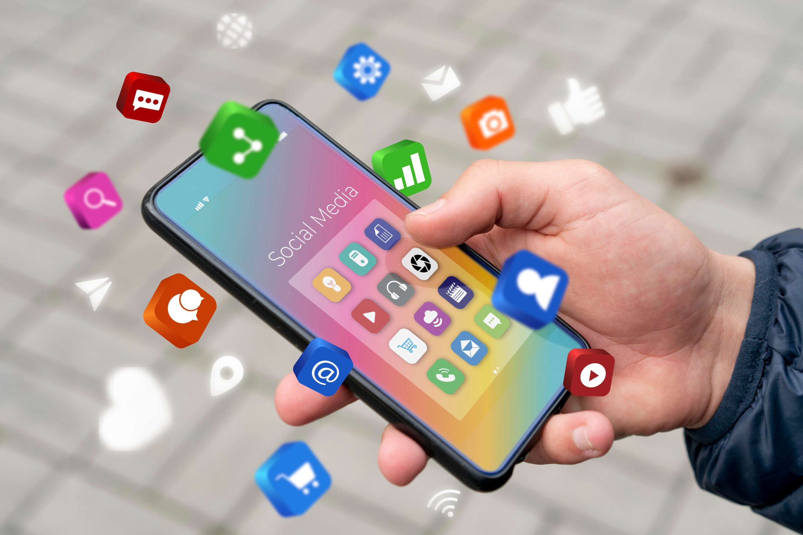 Social Media Marketing Concept
